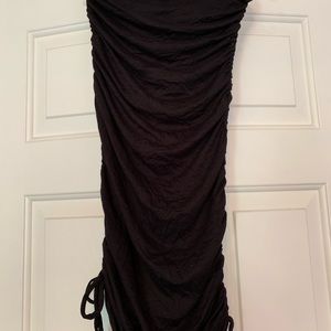Black strapless dress. Never worn.